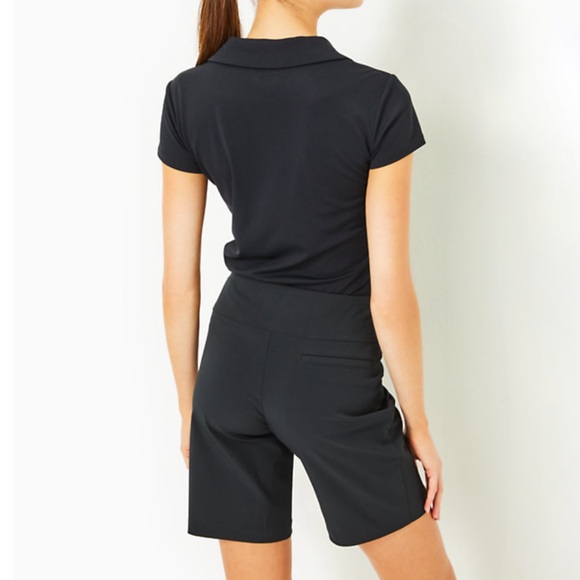 Lilly Pulitzer UPF 50+ Luxletic 9" Reid Short Onyx - Picture 2 of 10